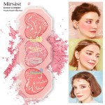 Blush Palette OEM - 3 Color Korean Baked Powder Rose Pink Shimmer Custom