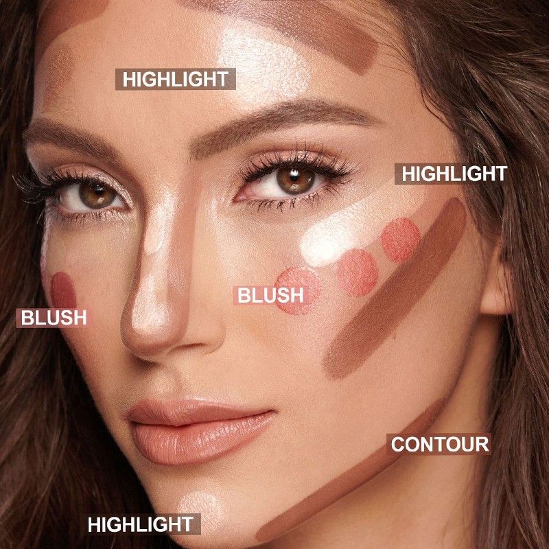Highlighter Custom Logo - Vegan Bronzer Blush Multichrome Glow Gloss Wholesale