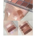 Eye Shadow Palette Manufacturer - 10 Color Earth Blue Matte Pearl Live Stream