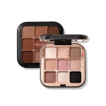 Eye Shadow Palette Custom - 9 Color Matte Brown Shimmer Glitter Private Label