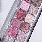 Eye Shadow Palette Wholesale - 12 Color Black Dark Glitter Makeup Pallet