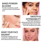 Blush Palette OEM - 3 Color Korean Baked Powder Rose Pink Shimmer Custom