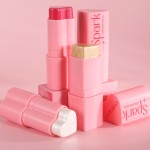 Cream Blush Stick Private Label - Heart Design Vegan Face Eye Makeup