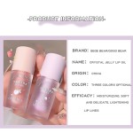 Crystal Lip Gloss Factory - Bear Shape Jelly Hydrating Transparent Fade Lines
