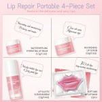 Lip Care Set Factory - 5 Piece Travel Organic Scrub