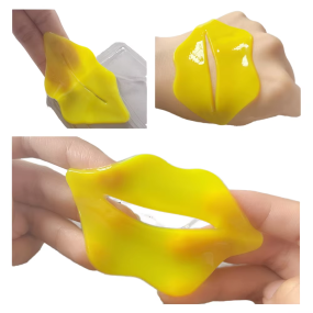 唇贴厂家-有机保湿粉色闪粉胶原