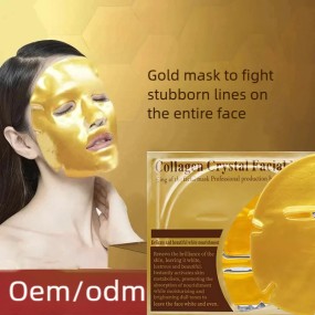 Skin Care Mask Manufacturer - Hyaluronic Acid 24k Gold Crystal Organic