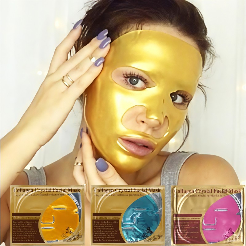 Hydrogel Mask Supplier - Korean Pink Blue Collagen Moisturizing Firming