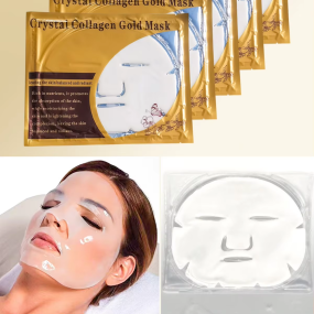 Sheet Mask Supplier - 24k Gold Collagen Organic Whitening Crystal