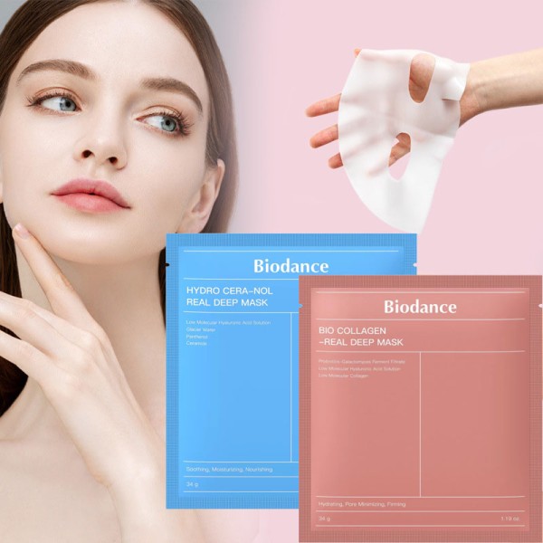 Facial Mask Sheet Factory - DIY Collagen Crystal Anit Wrinkle