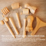 Face Massage Set Manufacturer - Wood Therapy Roller Aging Wrinkle Relief