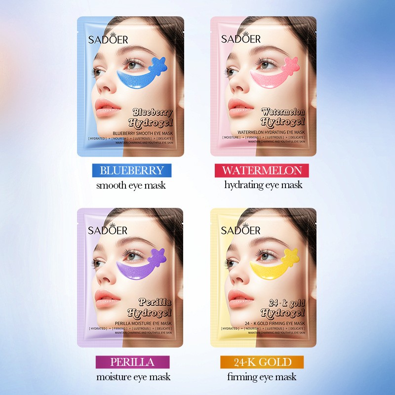 Hydrogel Eye Patches Factory - Blueberry Watermelon Collagen Sheet