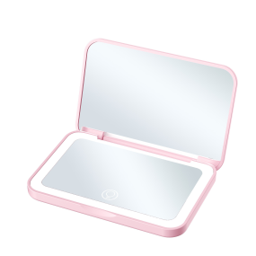 LED Makeup Mirror Factory - Portable Mini 2x HD Three-Color Light Foreign