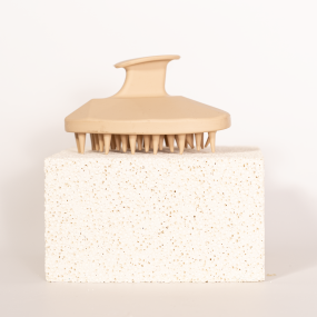 发刷生产厂家-硅胶心形按摩梳沐浴刷