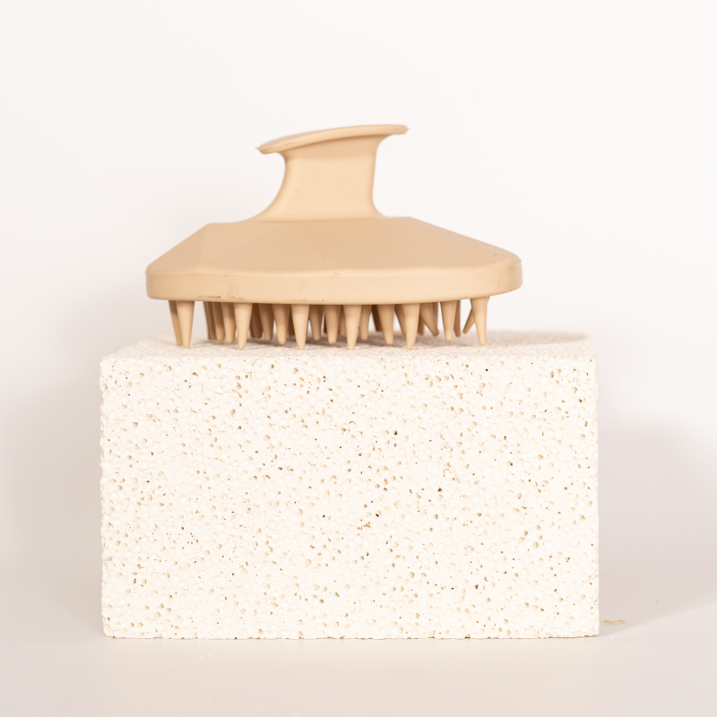 Hairbrush Manufacturer - Silicone Heart Shape Massage Comb Bath Brushes