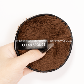 Velvet Puff Manufacturer - 10cm Round Sponge Pads Coffee Powder Labeling
