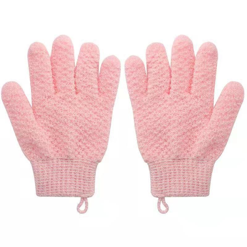 Shower Gloves Manufacturer - Five Finger Nylon Lightweight Adult Body Tools
