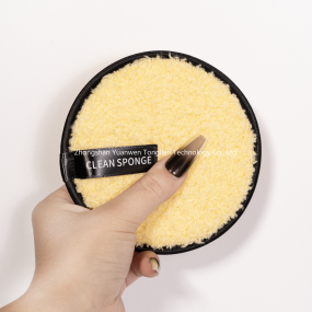 棉粉扑生产厂家-印花风格塑料盒面部散粉