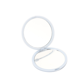 Makeup Mirror Custom - Portable Double Sided Flip Cover Cream Glue Application