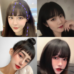 蕾丝假发源头工厂-韩式自然隐形刘海化纤发
