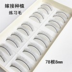 貂毛睫毛OEM代工-手工全条练习睫毛10对