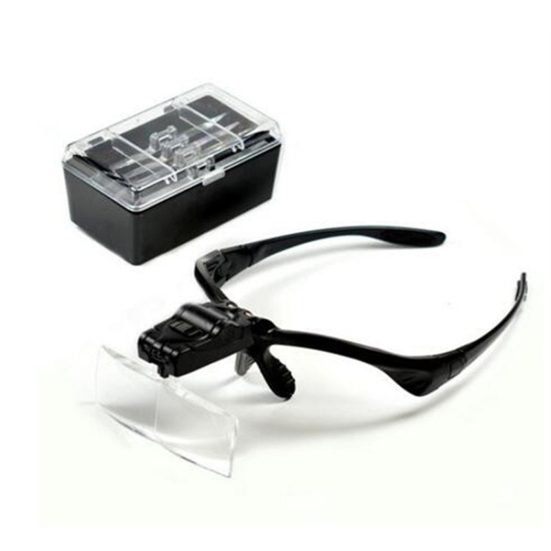 LED Magnifier Glasses Supplier - 1.0-3.5x Headband 5pcs Set Extension Tools