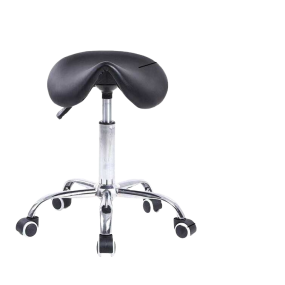Salon Stool Supplier - Waterproof Leather Saddle Chair Wheels Permanent Makeup