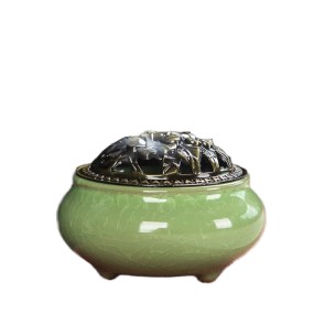 Arabic Incense Burners Manufacturer - Wholesale Ceramic Windproof Hookah Charcoal Holders Various Colors Home Use