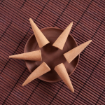 Sandalwood Incense Cones Manufacturer - Wholesale Handmade in Simple Chinese Style Packaging Fragrant Tea Scent Indoor