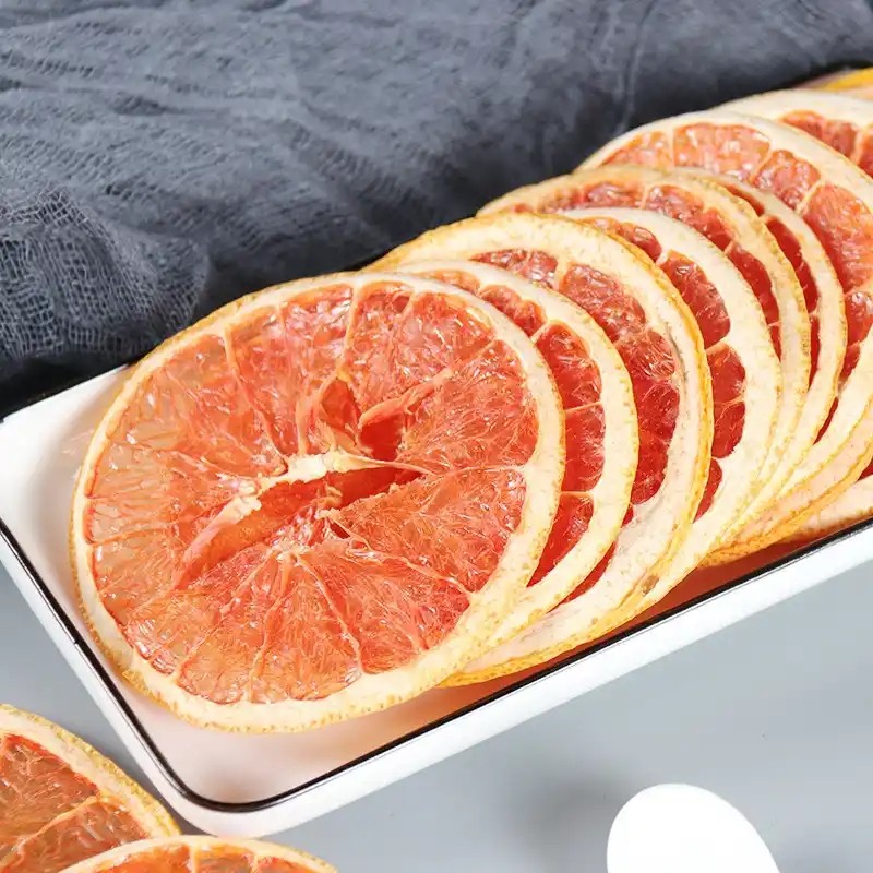 Dried Grapefruit Slices Manufacturer - Premium Quality Bulk Vacuum Packaged for Drinks