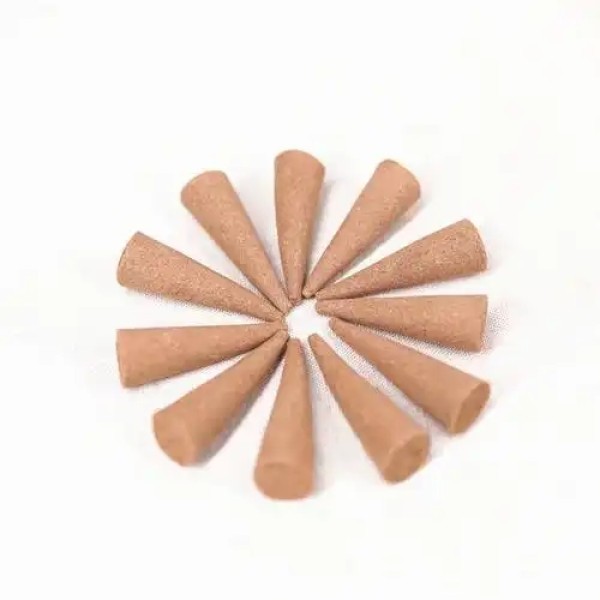 Sandalwood Incense Cones Manufacturer - Wholesale Handmade in Simple Chinese Style Packaging Fragrant Tea Scent Indoor