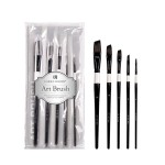 Oil Painting Brushes Factory - Wholesale 5pset Hog Bristle Canvas