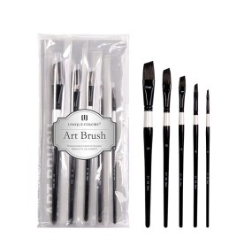 Oil Painting Brushes Factory - Wholesale 5pset Hog Bristle Canvas