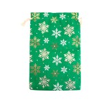 Satin Card Holders Factory - Luxury Green Satin Printed Fleece