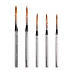 Oil Paint Brushes Factory - Artist Grade 5pcs Natural Hair Synthetic