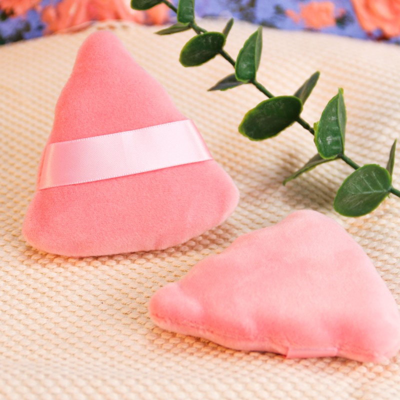 Powder Puff Manufacturer - Ultra Soft Triangle Velvet Loose