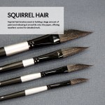 Painting Brushes Set Manufacturer - 4pcs Dagger Shape Hog Bristle