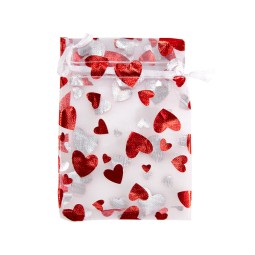 Gift Bags Factory - Christmas Red Fabric Custom Logo Printed