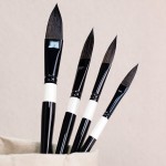 Painting Brushes Factory - Professional 4pcs Hog Bristle Synthetic