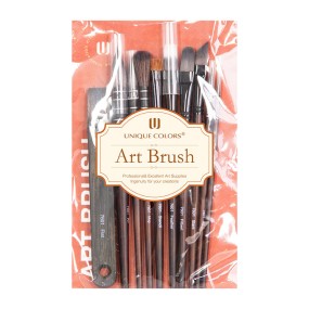 Oil Painting Brushes Supplier - 10pcs Squirrel Hair Soft Nylon Blend