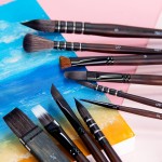 Oil Painting Brushes Supplier - 10pcs Squirrel Hair Soft Nylon Blend