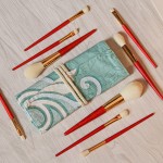 Makeup Brush Set Supplier - Professional 9 Pcs Vegan Hair Bag