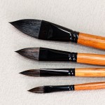 Painting Brushes Factory - Professional 4pcs Hog Bristle Synthetic