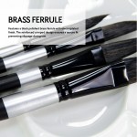Painting Brushes Set Manufacturer - 4pcs Dagger Shape Hog Bristle