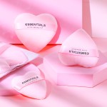 Cosmetic Puff Supplier - OEM Heart Shape Velvet Loose Powder