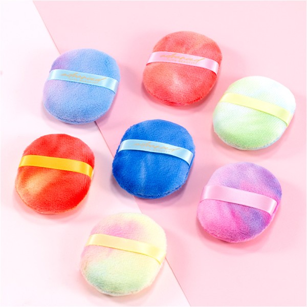 Makeup Sponge Manufacturer - Oval Velvet Gradient Color Mineral