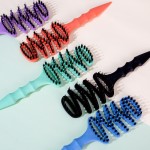 Boar Bristle Comb Factory - Custom Logo Curved Massage Fluffy Styling