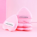 Cosmetic Puff Supplier - OEM Heart Shape Velvet Loose Powder