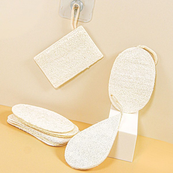 Loofah Pads Supplier - Different Shape Square Round Drop