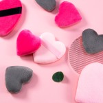 Powder Puff Supplier - Heart Shape Velvet Soft Foundation